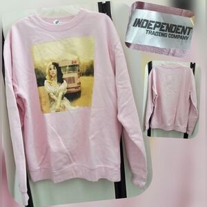 Melanie Martinez Light Pink Graphic Sweatshirt By Independent Trading Company